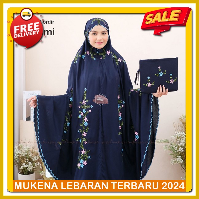 Mukena Dewasa Rayon Motif Rukuh Traveling Mini Terusan Mukenah Terbaru 2024 Telekung Travel Mulenah 