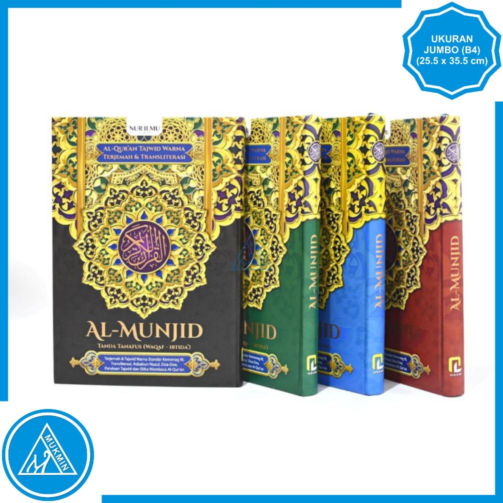 Alquran jumbo latin terjemah al munjid B4 | Alquran lansia manula Besar