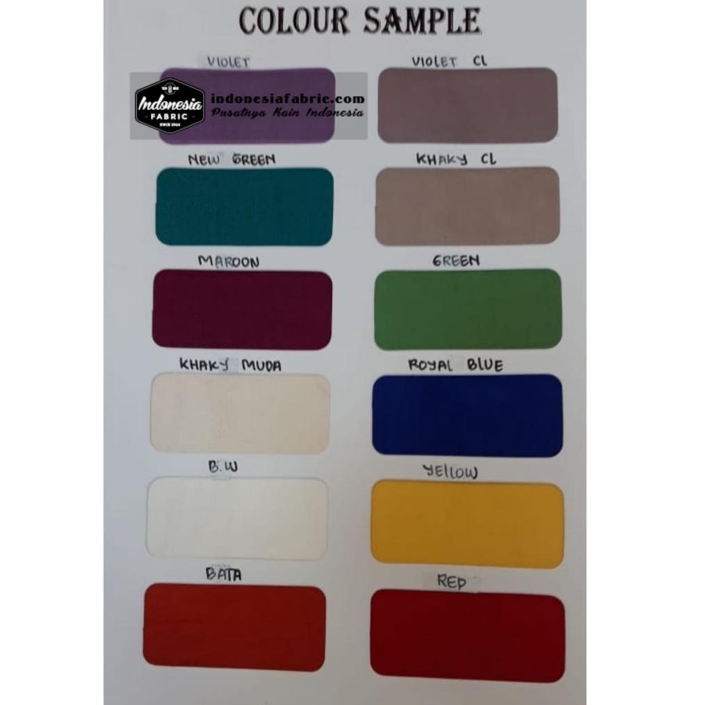 Kain Meteran [Selalu Ready Semua Warna] Minimal 1Meter Katun Jepang Tokai Senko Polos Meteran Dan Ro