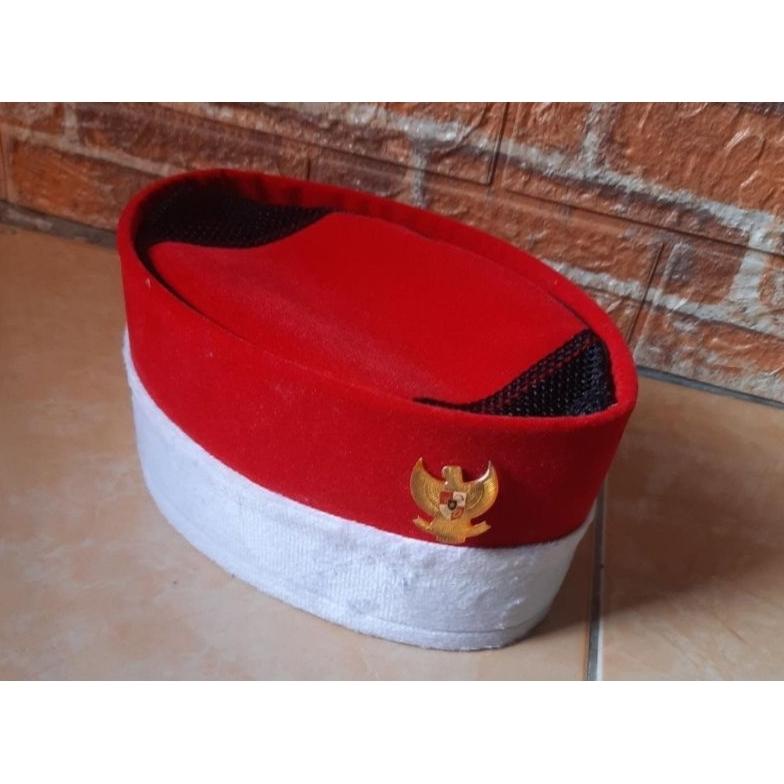 Big Sale Songkok Merah Putih 12 Cm Xf2935G