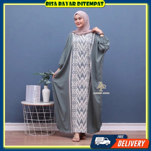 Kaftam Cewek Kondangan Kafftan Kafttan Premium Berkualitas Elegant Hari Raya Kafta Mewah Kaptan Wani