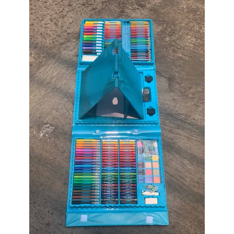 

Crayon Art Set 208Pcs / Crayon Sil Warna Lengkap 208Pcs / Alat Menggambar Melukis