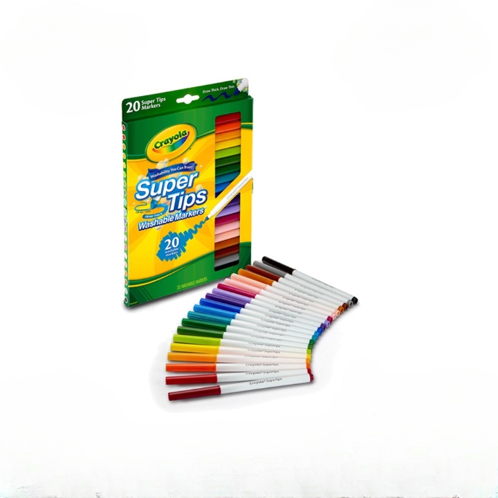 

Crayola 20Ct Washable Tips Fine Line Markers 5