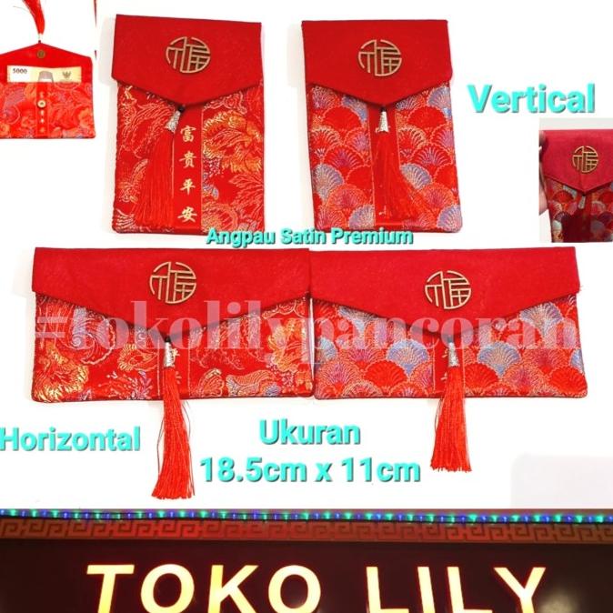 

NEW PRODUK ANGPAU SATIN PREMIUM FUK DOMPET / ANGPAU DOMPET KAIN SATIN FU IMLEK !!!!!