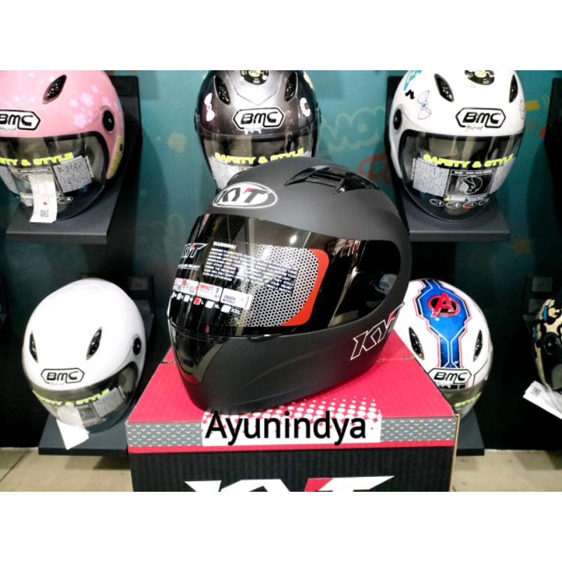 KYT R10 SOLID BLACK DOFF FULL FACE