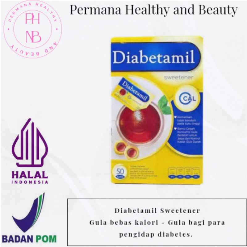 

Diabetamil Sweetener - Diabetamil Sweetener 50 Sachet - Diabetamil Gula diet dan diabetes