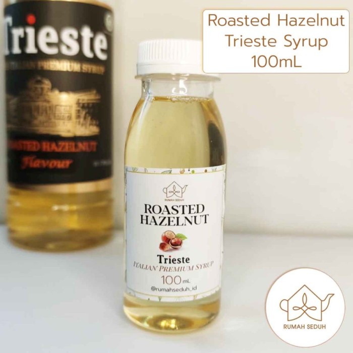 

100mL Trieste Roasted Hazelnut Syrup - Sirup Hazelnut Panggang