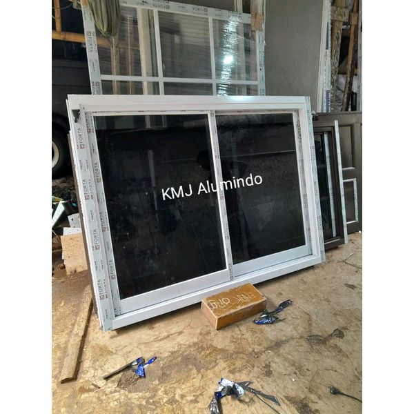 jendela sliding aluminium 120x160