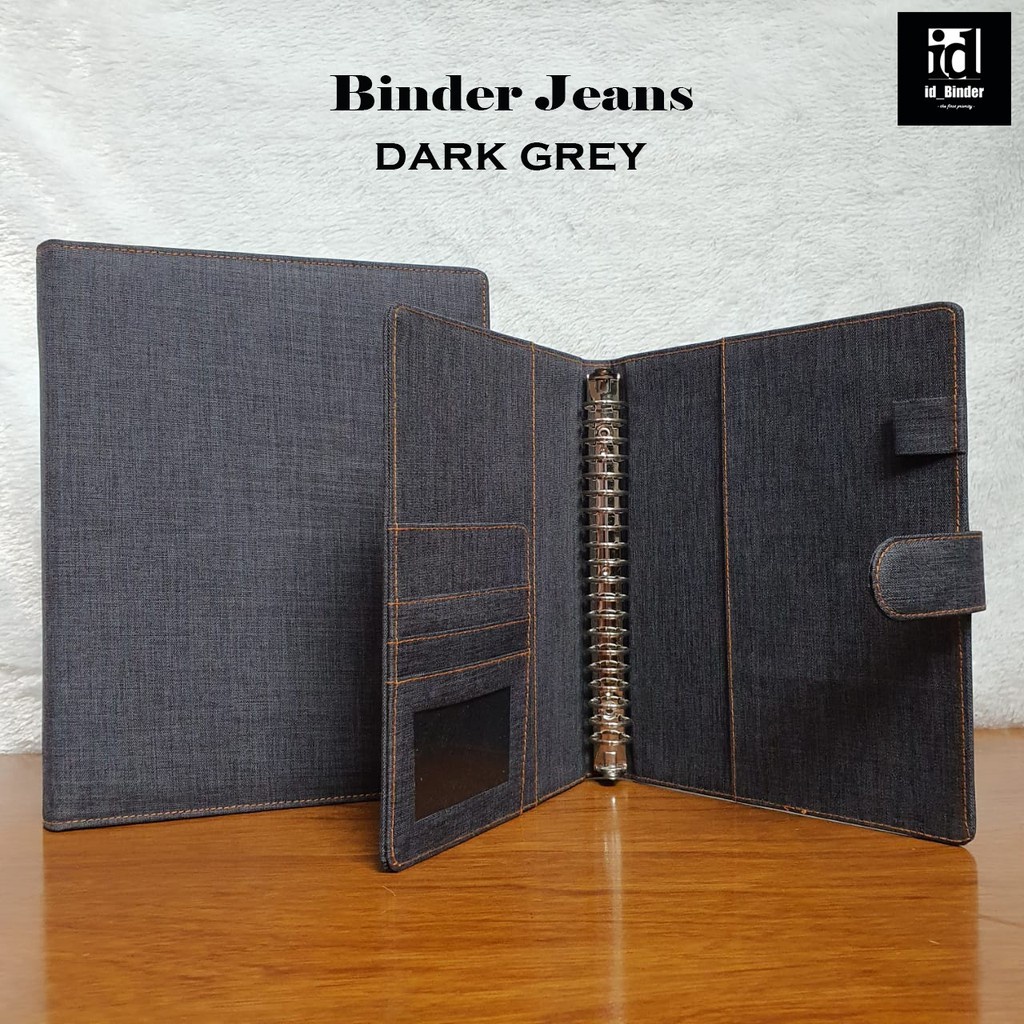 

Binder Bahan Jeans/Denim 9 Warna Pilihan A5 Dan B5