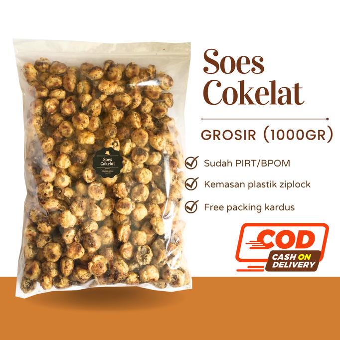 

Soes Cokelat (Grosir) 1000gr / Snack Cemilan Manis Sus Mini Kering CDS