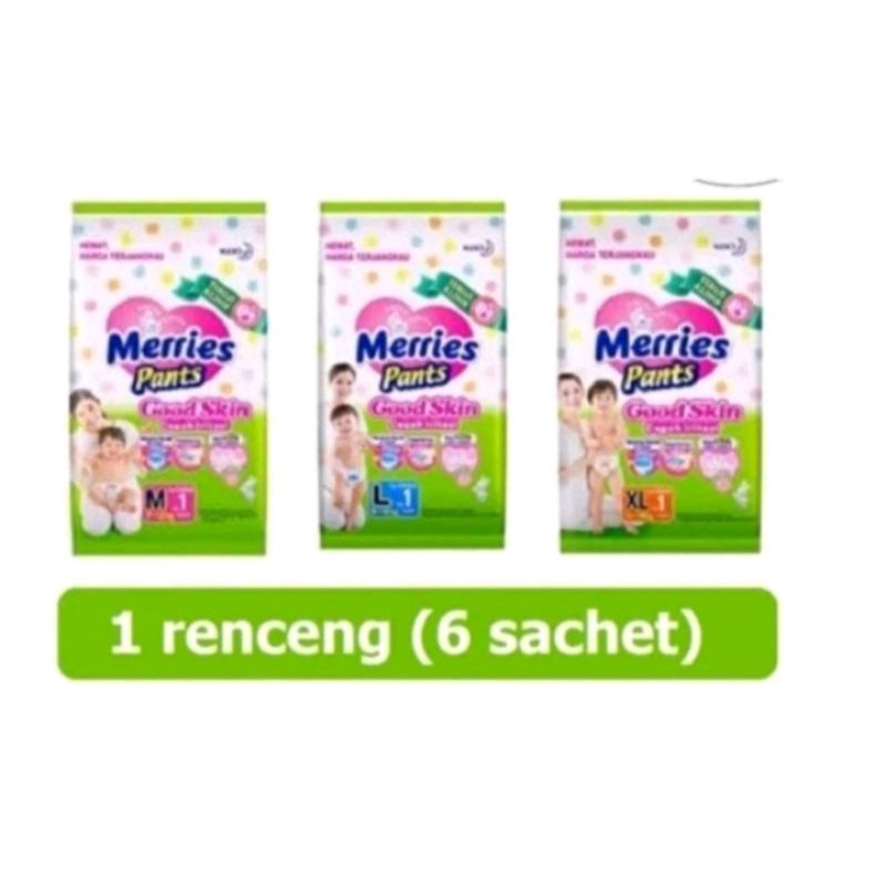 Merries renceng(1 renceng isi 6pcs)