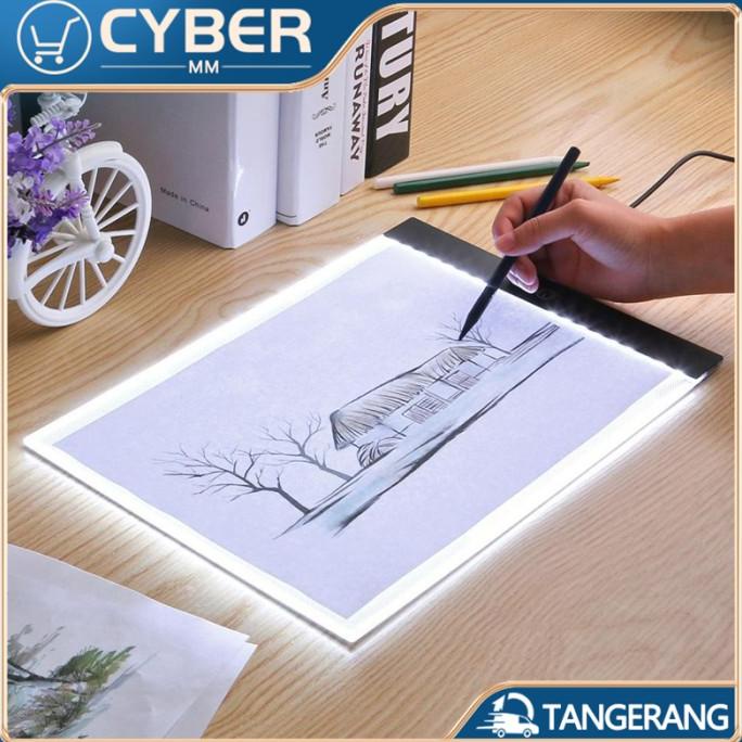 

A4 Led Drawing Tracing Board Cahaya Dapat Diatur Copy Board Ultra Slim