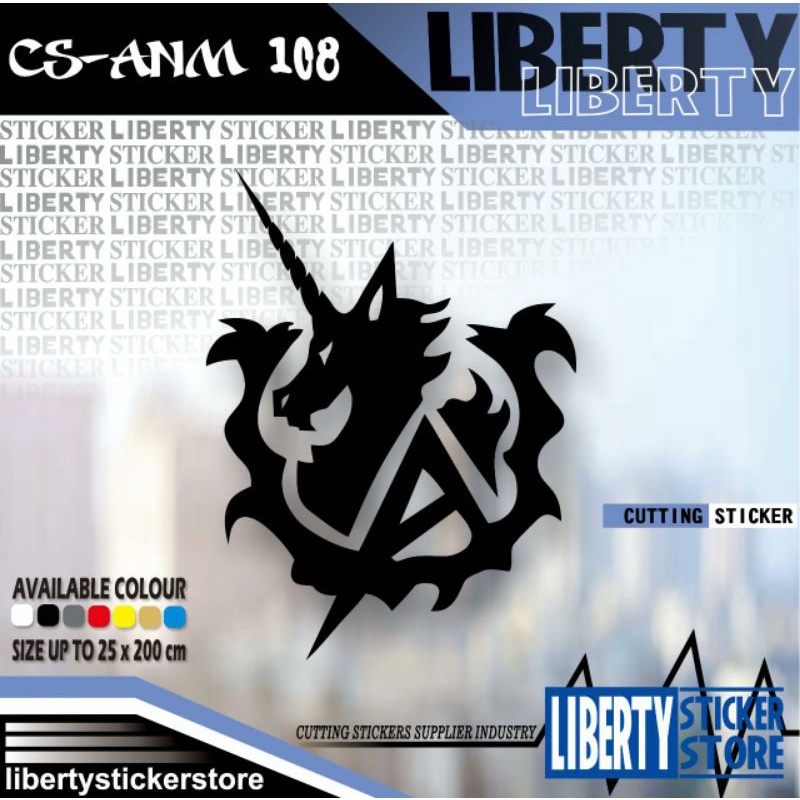 Cutting Sticker Gundam Unicorn Hi Nu Logo | Cutting Stiker Gundam Unicorn Hi Nu Logo | Cutting Stick