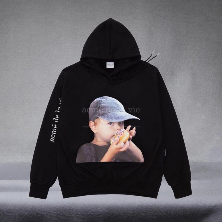 PROMO Besar Hoodie Hitam Oversize Acme De La Vie Baby Face Cap Boy Premium premium
