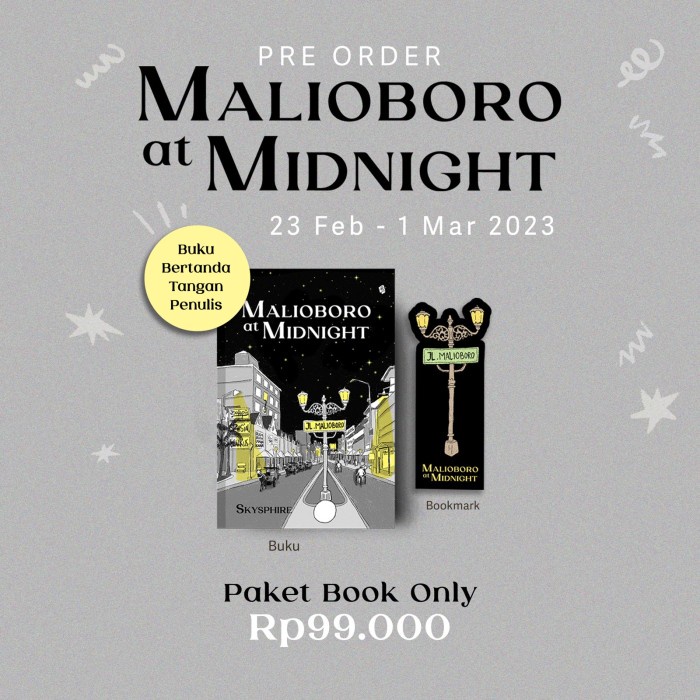 

Novel Malioboro at Midnight - Skysphire - Bukune