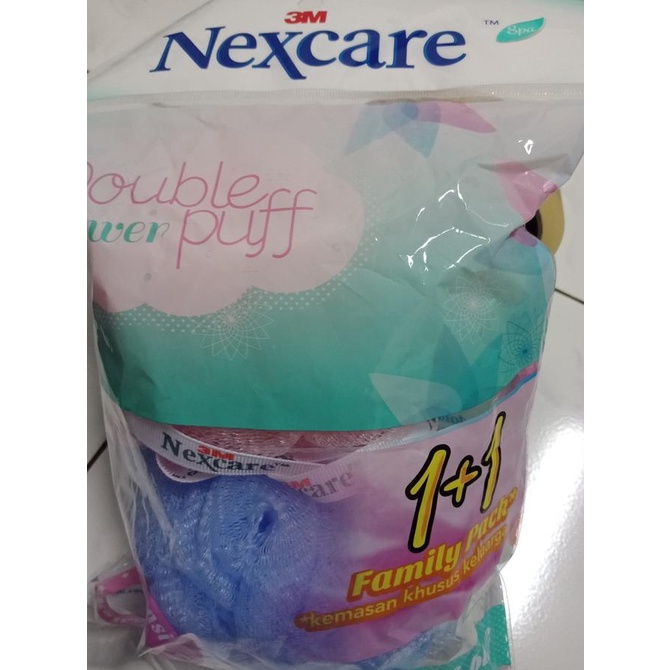 3M Nexcare Double Shower Puff / Spon Mandi