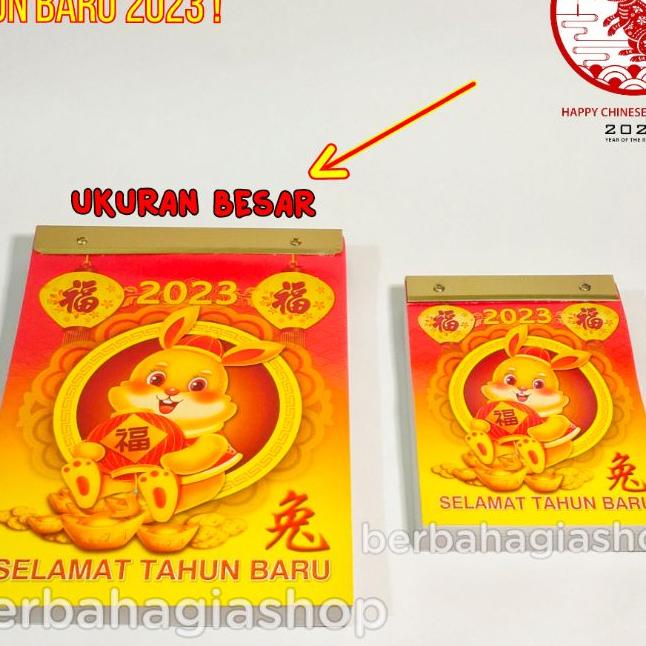 

Kalender Calendar Chinese Harian Sobek Tahun Baru 2023 Ukuran Jumbo Besar Lokal China New / Calender Robek Cina Jawa Arab Shio Kelinci Big Size