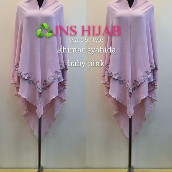 Terlaris Khimar Syahida/Khimar Bordir/Hijab Bordir Premium Ori Jns Hijab Pengiriman Cepat
