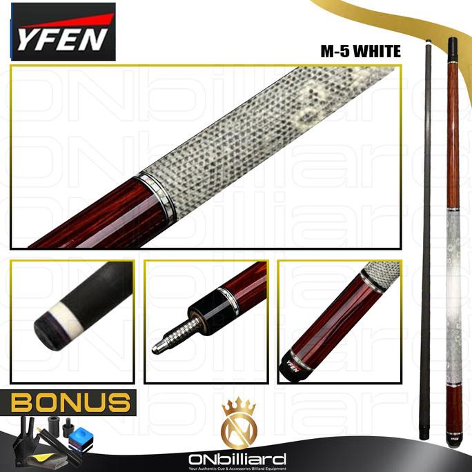 Stick Billiard Carbon YFEN Cue Leather Grip Stik Play M5 M9