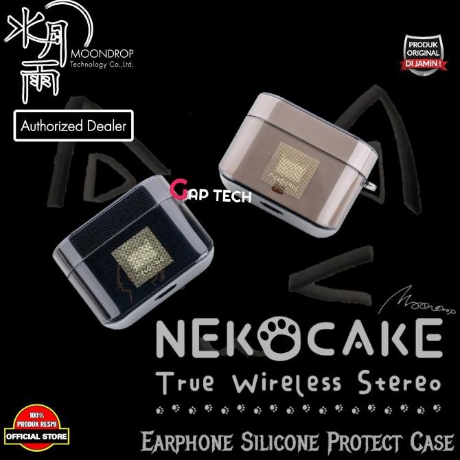 Cintamusic52 Moondrop Nekocake Kuroneko Tws Earphone Silicone Protect Case Original Pengiriman Cepat