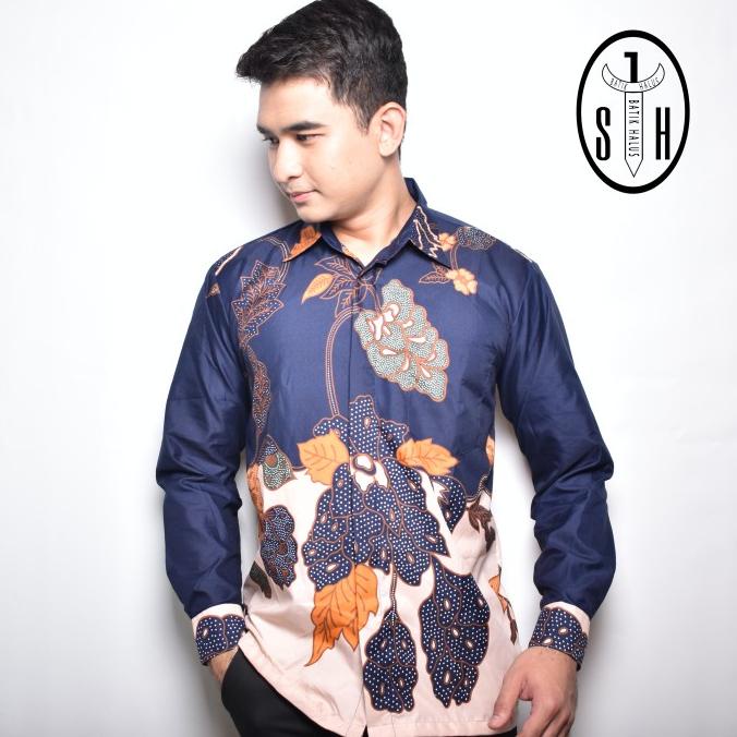 Sultan Hadi / Batik Cowok / Batik Pria Tangan Panjang  - Mawar Original