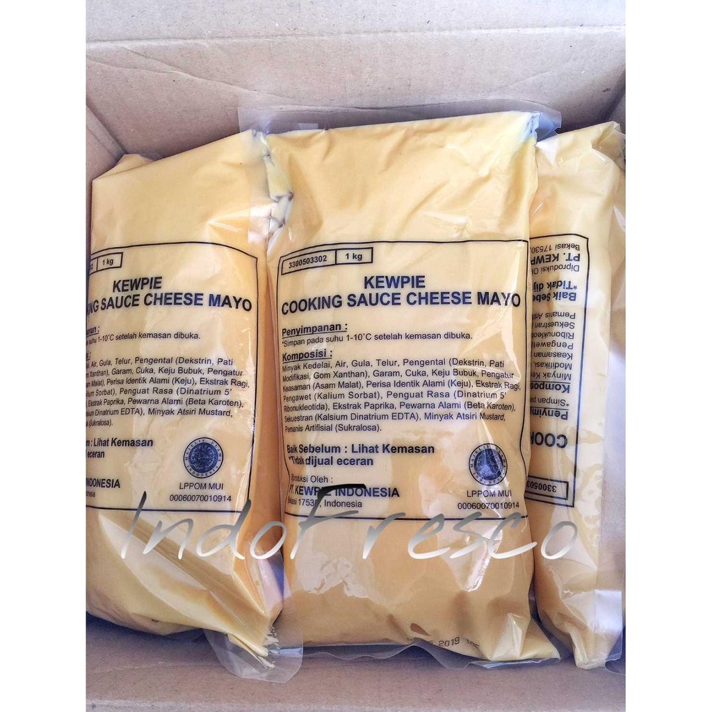

Kewpie Cooking Sauce Cheese Mayo 1Kg- Saus Keju Mayo