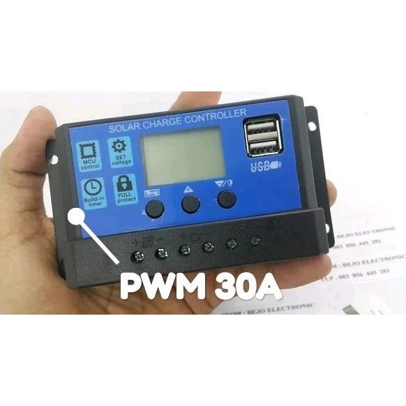 Terbaru Solar Charge controller 30A Charger solar cell mppt 30A Controler ch Ayo Beli