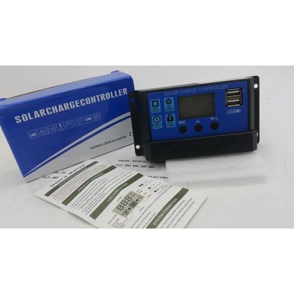 Solar Charge controller 30A Charger solar cell mppt 30A Controler Ayo Order