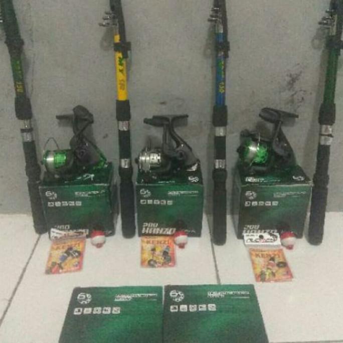 set pancing joran 6 bearing kolam murah