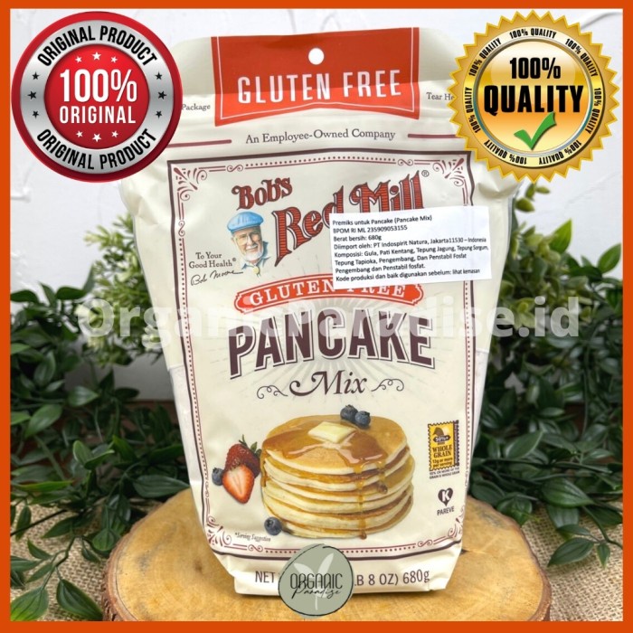 

Bob's Red Mill Pancake Mix 680 gram Gluten Free