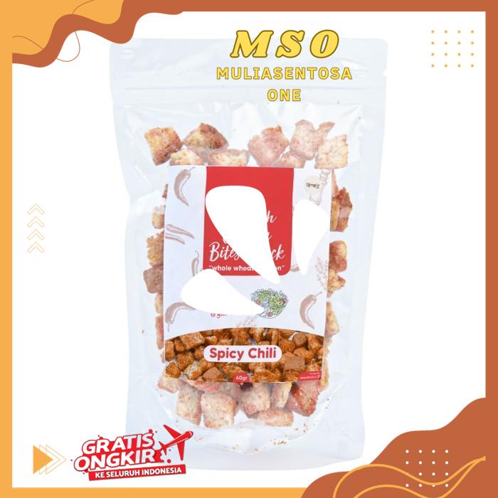 

SIMPLY PREMIUM CROUTON BITES SNACK SPICY CHILI 60 GR THE BEST SELLER !!