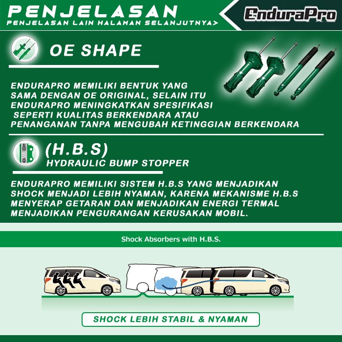 Tein Endurapro Shock Coilover Pajero Sport Kg4 Kr1W 2015+ Belakang Best