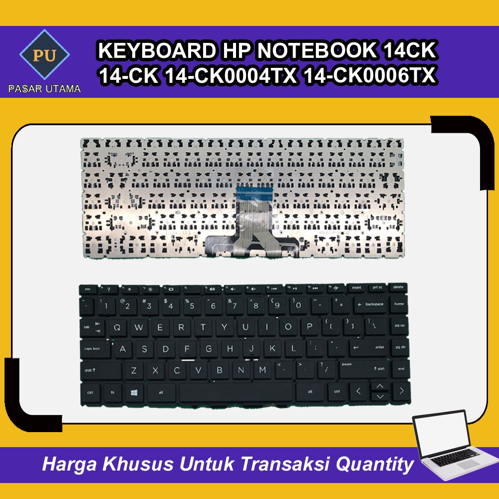 Keyboard HP Notebook 14ck 14-Ck 14-Ck0006tx 14-Ck0004tx 14-Ck0007tx