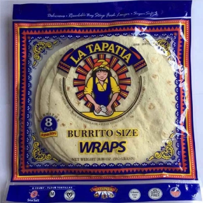 

Terbaru La Tapatia Burrito Size Wrap / Tortilla Plain White 592Gr Promo Terlaris