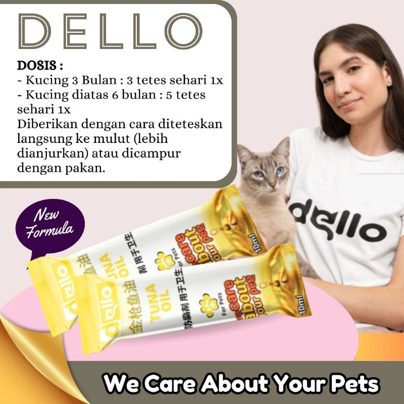 Vitamin Minyak Ikan Tuna Kucing TUNA OIL Kucing Saset