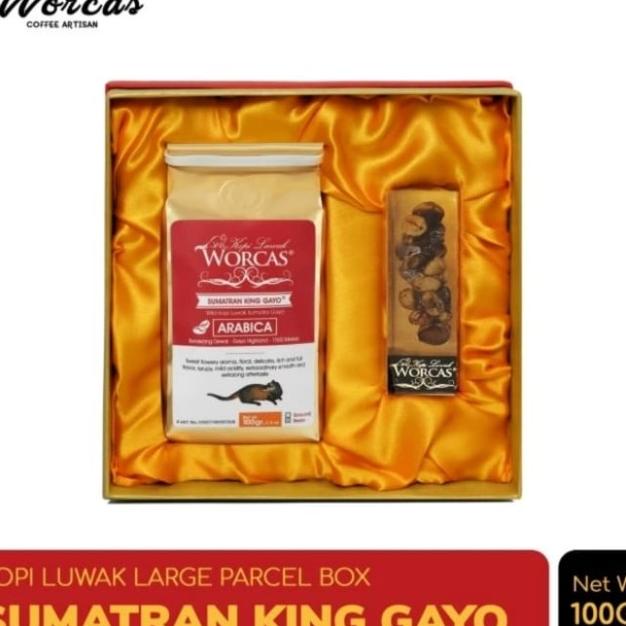 

Hitss!! Worcas Kopi Luwak Liar Arabica Gayo Per 100gram Large box