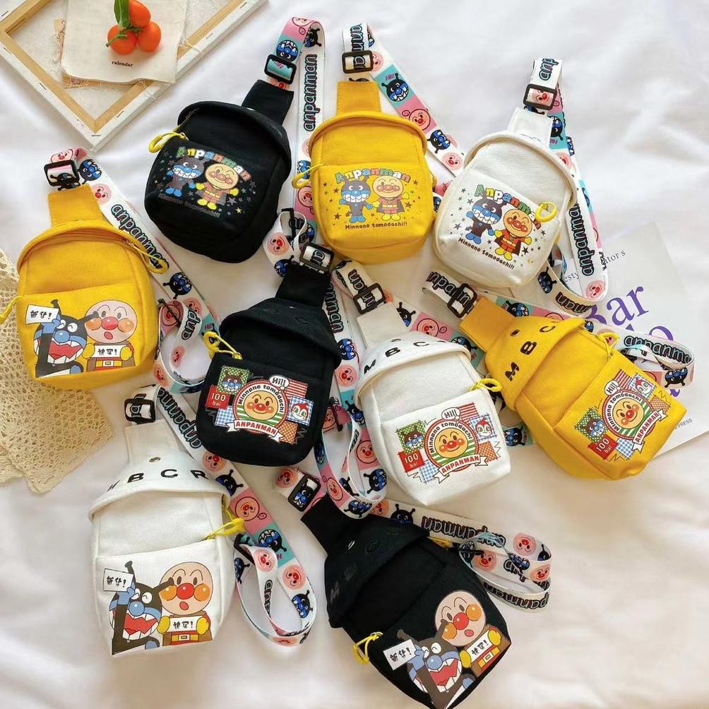 promo WAIST BAG ANAK PEREMPUAN / LAKI - LAKI FASHION KOREA TAS DADA ANAK BAHAN KANVAS / TAS IMPORT m