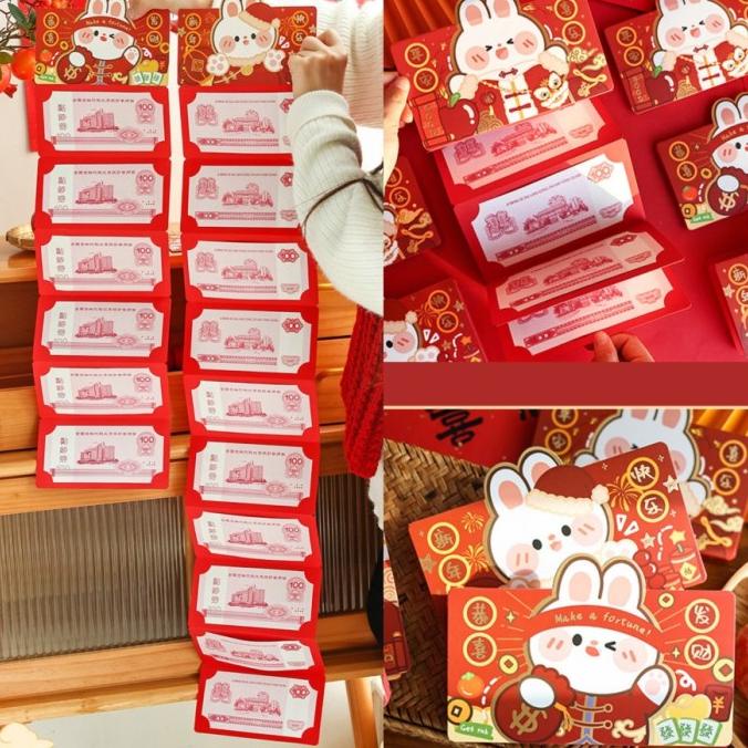

IMLEK !! Angpao Imlek/aksesoris imlek Angpao Panjang Netral Mix Model Ampao TERLARIS