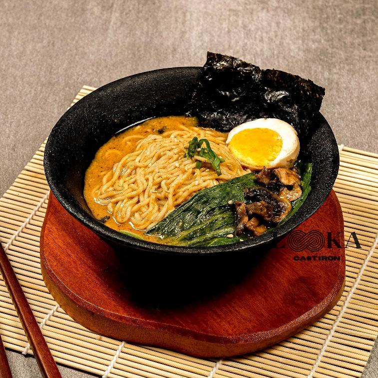Promo Looka Cast Iron Hot Plate Mie Model Mangkok