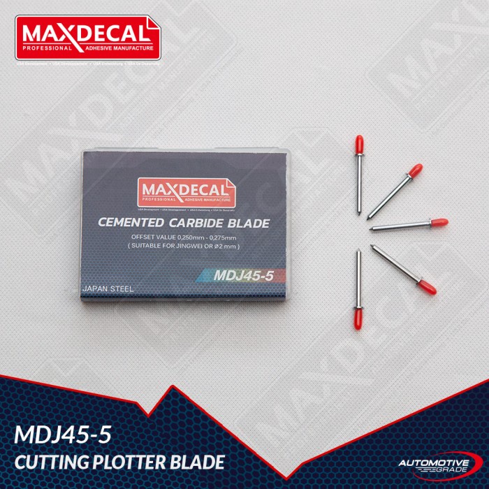 

Mata Pisau Maxdecal Japan Steel Tungsten Mesin Jingwei 1.9 Mm Box