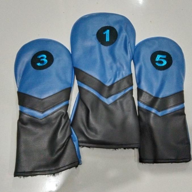 Cover Stick Golf - Wood Head Cover Set 1 3 5 - Sarung Stick Golf Wood