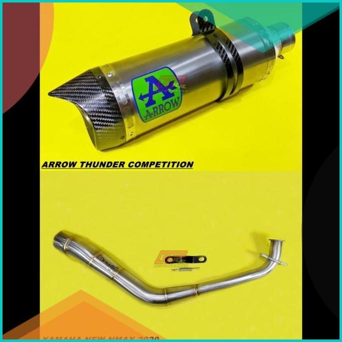 Knalpot Arrow Thunder Competition Titanium Fullsystem New Nmax 2020 16