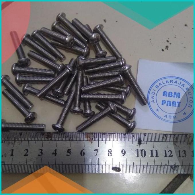 Baut L Stainles Button M10 x 30 Atau Baut 14 Panjang 3cm 16novz3 last