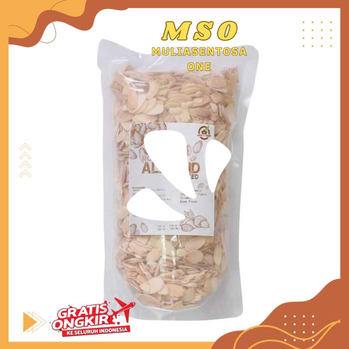 

NATURAL ROASTED ALMOND SLICED ( PANGGANG ) - 500 GR BEST QUALITY PRODUCT !!