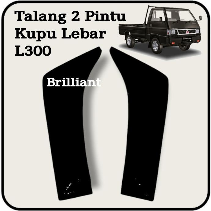 SanOuts_ Talang Air 2 Pintu Depan L300 - Jumbo Hitam Lebar Kupu Kupu