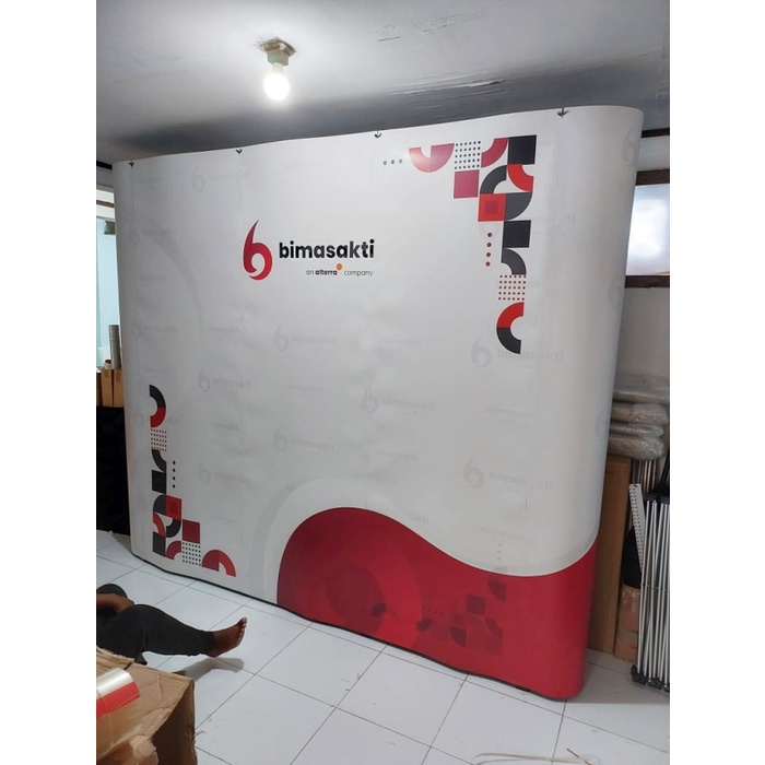 

BACKWALL/BACKDROP portable Display uk 3x3 ( straight / curve )