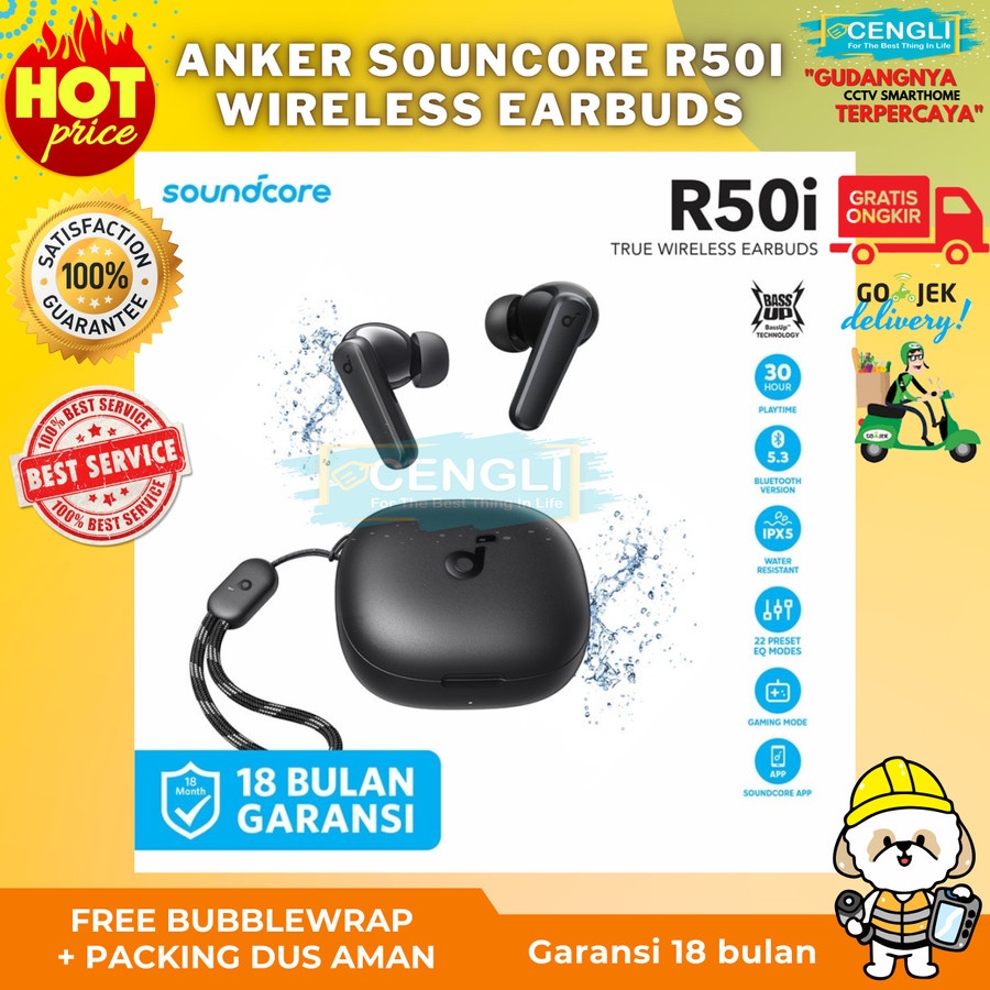 [ELECTROPICALLY] TWS Anker SoundCore R50i - A3949 headset bluetooth Sound Core Anker