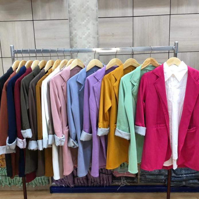 Blazer Wanita Korea Blazer Korea Set Panjang Formal Blezer Wanita Korea Blezer Kekinian