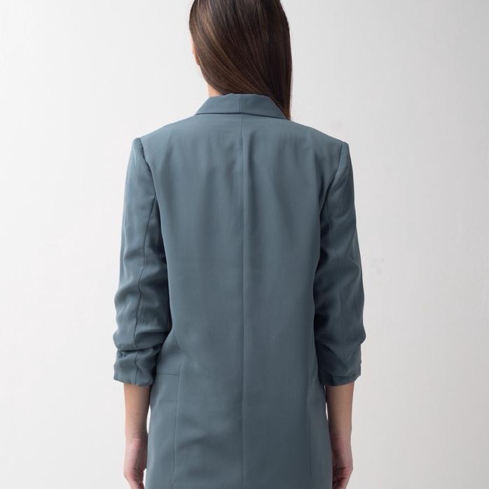 Blazer Wanita Korea Tangan Panjang - Blezer Longsleeve - Outer Wanita Basic Polos - Jas Wanita