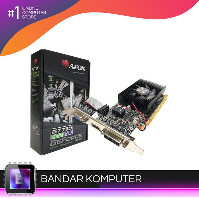 VGA CARD GEFORCE AFOX GT 730 4GB GT730 DDR3 HDMI DVI